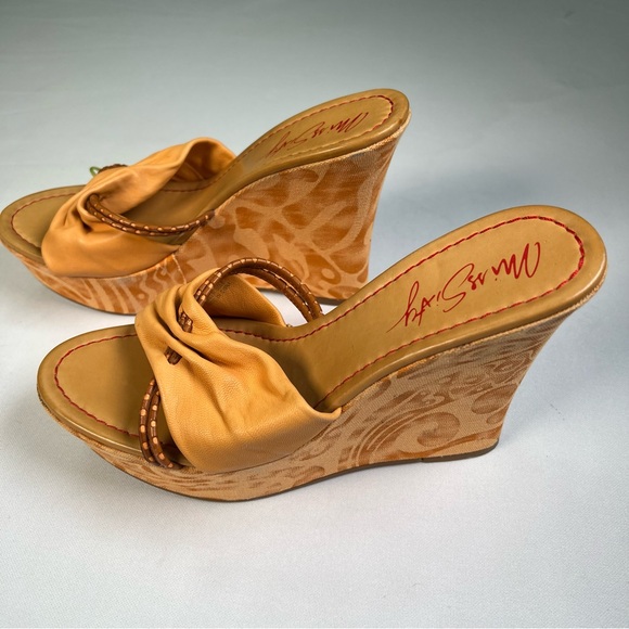 MISS SIXTY Women, high-end, Italian designer brand, genuine leather mules 39 NEW - Picture 3 of 10